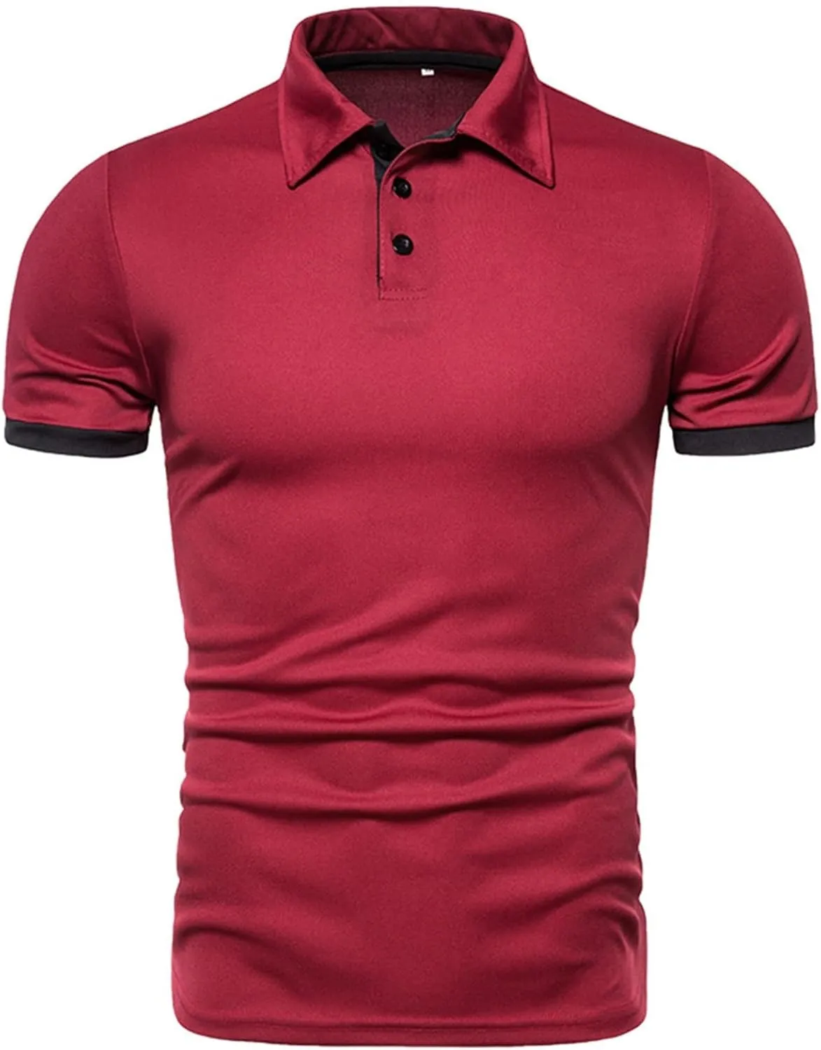Mens Polo Shirts Breathable Quick Dry Short Sleeve Golf T Shirt Classic Summer Performance Moisture Wicking Gym Tees