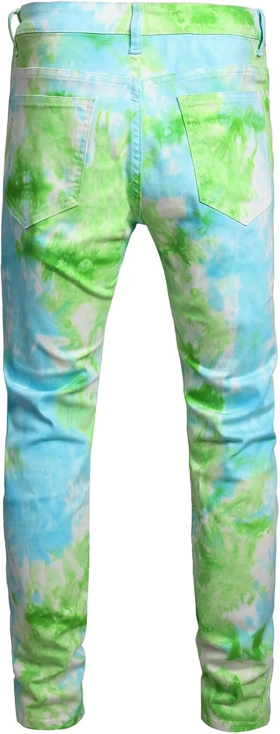 Men's Regular Fit Comfort Jean Straight Tube Slim Fit Comfortable Western Denim Pants Jeans for Man Slim Straight