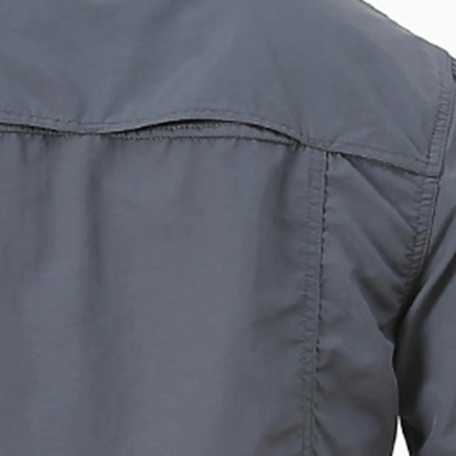 Men's Sun Protection Fishing Shirts UPF50  Button Down Work Shirts Outdoor Quick Dry Short Sleeve Hiking T-Shirt Tops