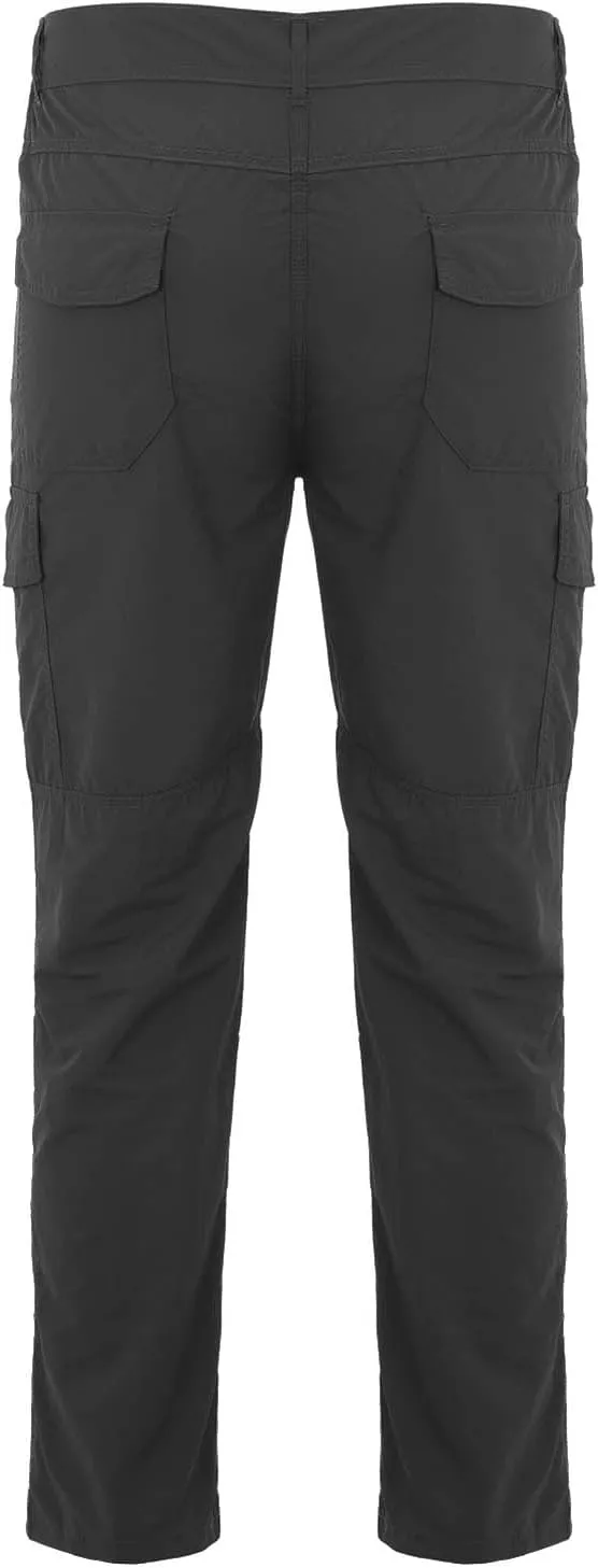 Mens Tactical Cargo Pants Straight Leg Classic Fit Work Pants Water Resistant Quick Dry Lightweight Outdoor Trousers
