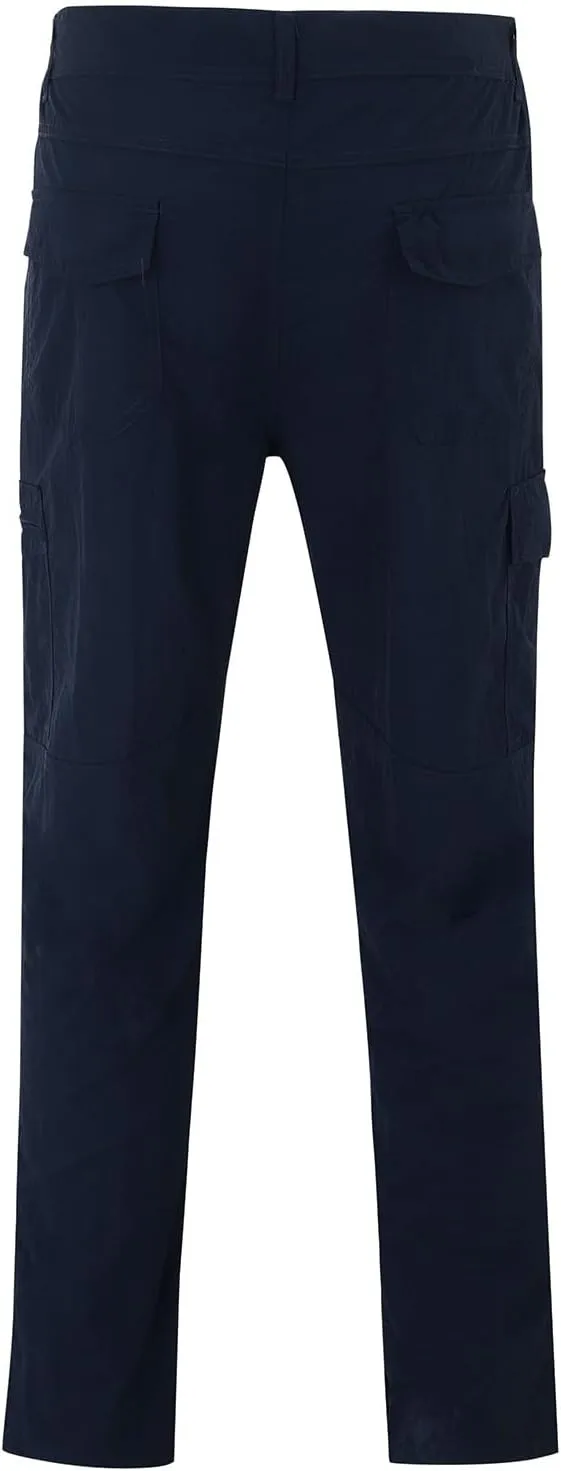 Mens Tactical Cargo Pants Straight Leg Classic Fit Work Pants Water Resistant Quick Dry Lightweight Outdoor Trousers