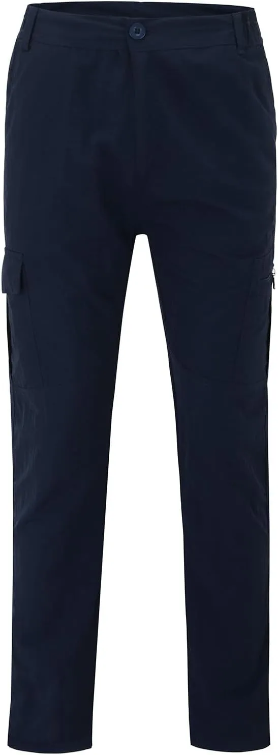 Mens Tactical Cargo Pants Straight Leg Classic Fit Work Pants Water Resistant Quick Dry Lightweight Outdoor Trousers