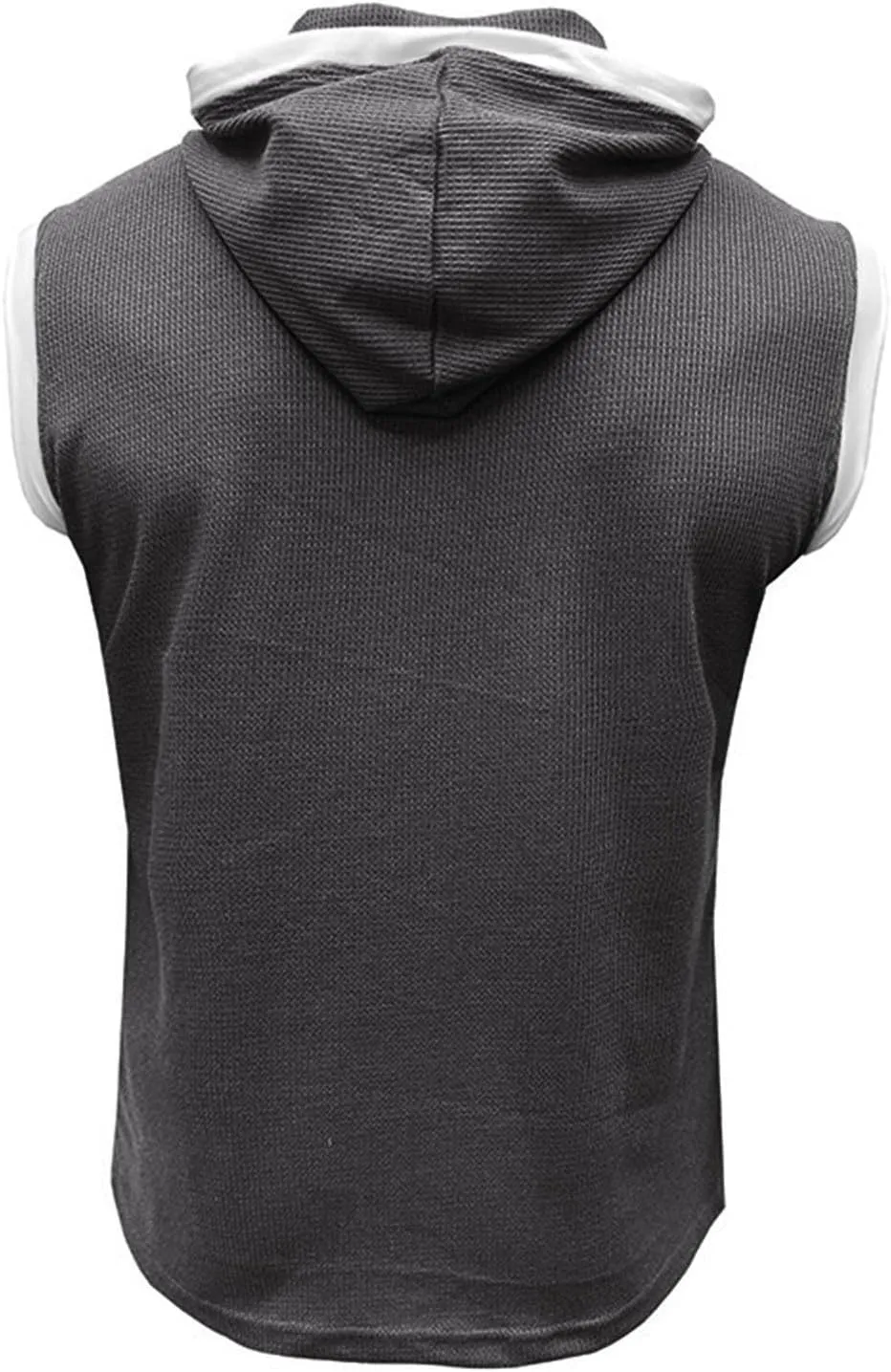 Men's Workout Tank Tops with Hood Sleeveless Cut Off Muscle Shirt Stylish Hoodies Pullover Thin Quick Dry Vest Shirts
