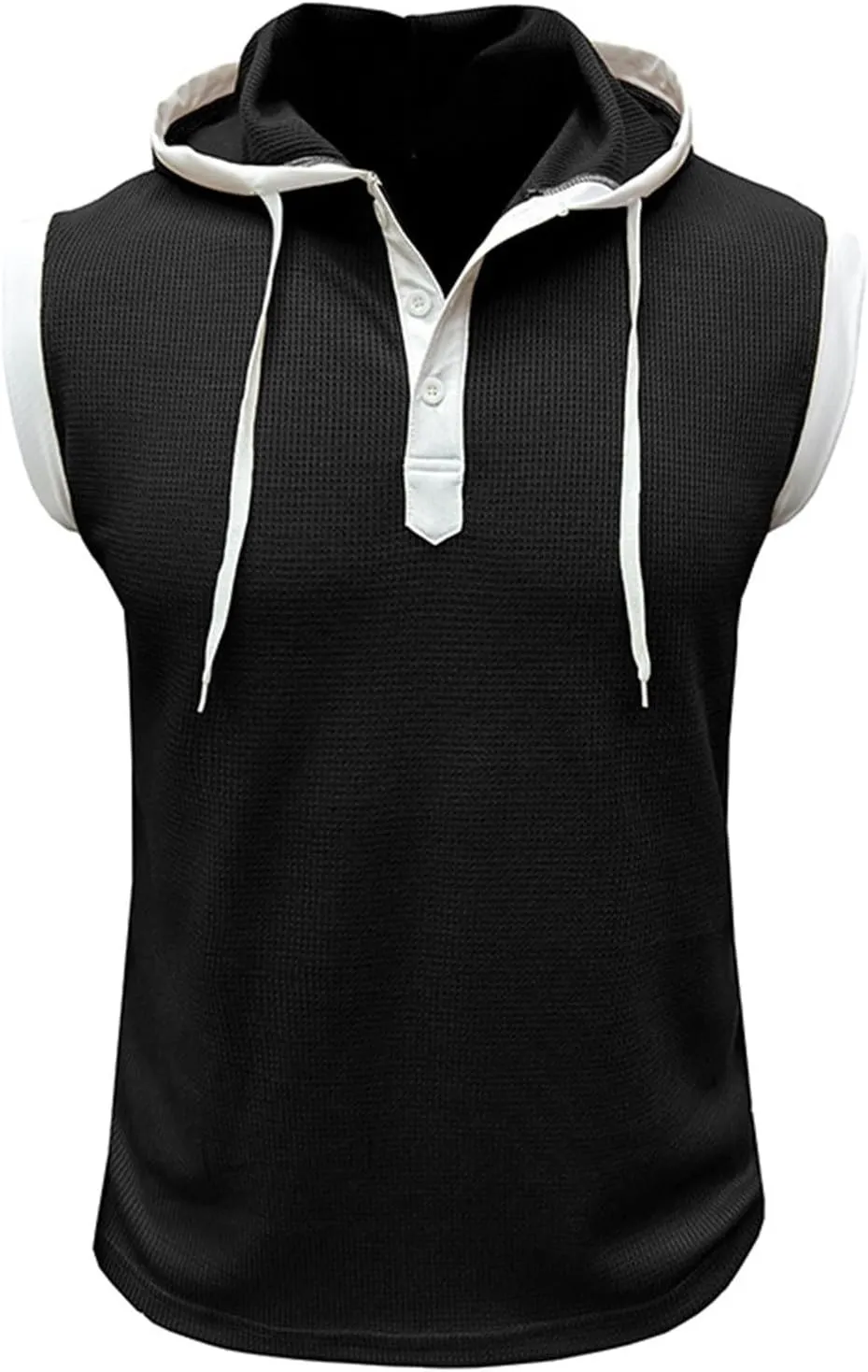 Men's Workout Tank Tops with Hood Sleeveless Cut Off Muscle Shirt Stylish Hoodies Pullover Thin Quick Dry Vest Shirts