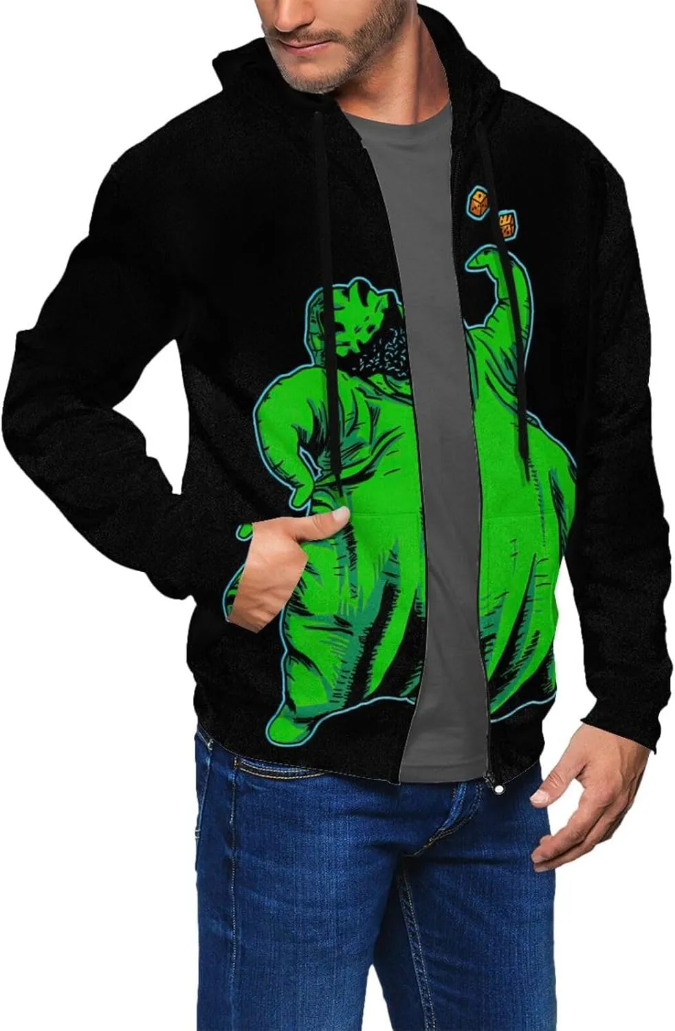 Men'S Zipper Hoodie Trendy Sweatshirt Casual Hoodies Comfy Casual Autumn Winter Pullover With Pockets