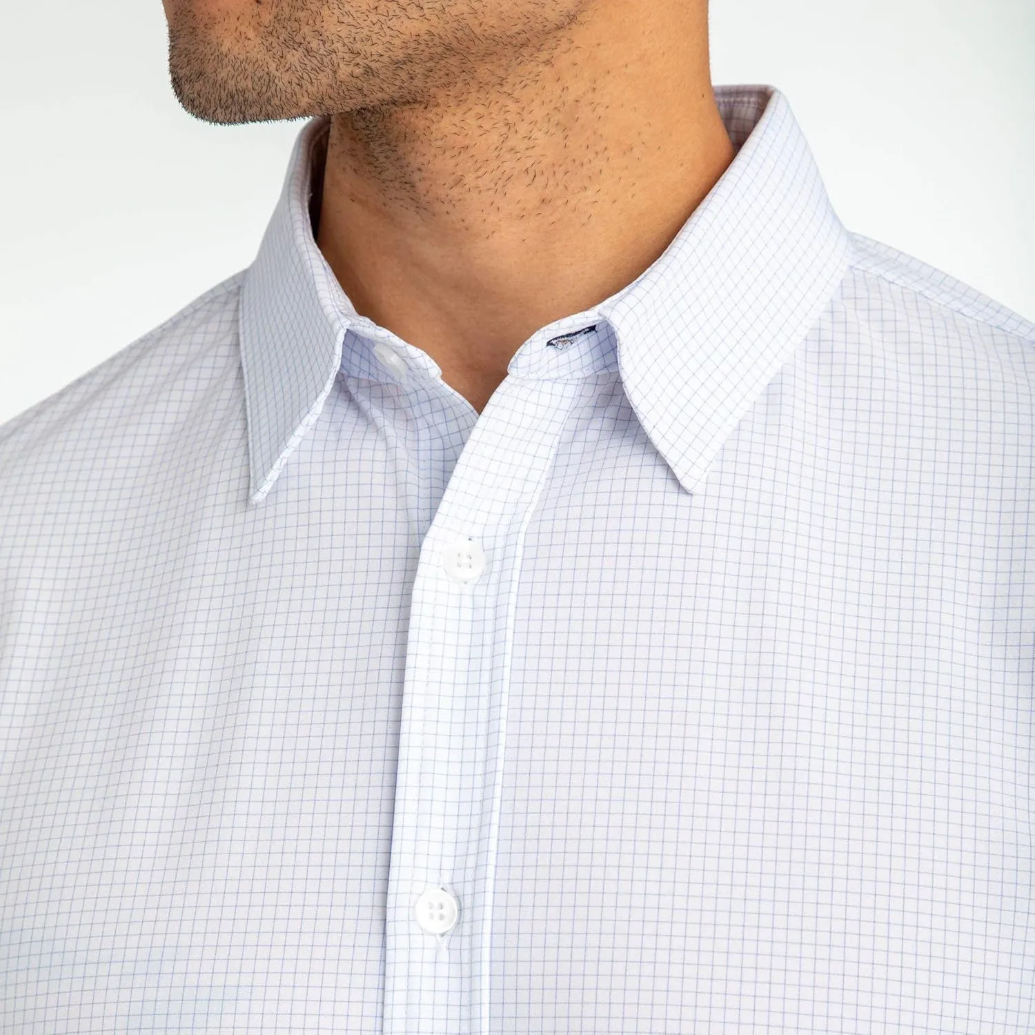 Mizzen   Main Blue Label Mens Tall Fit Button Down Dress Shirt