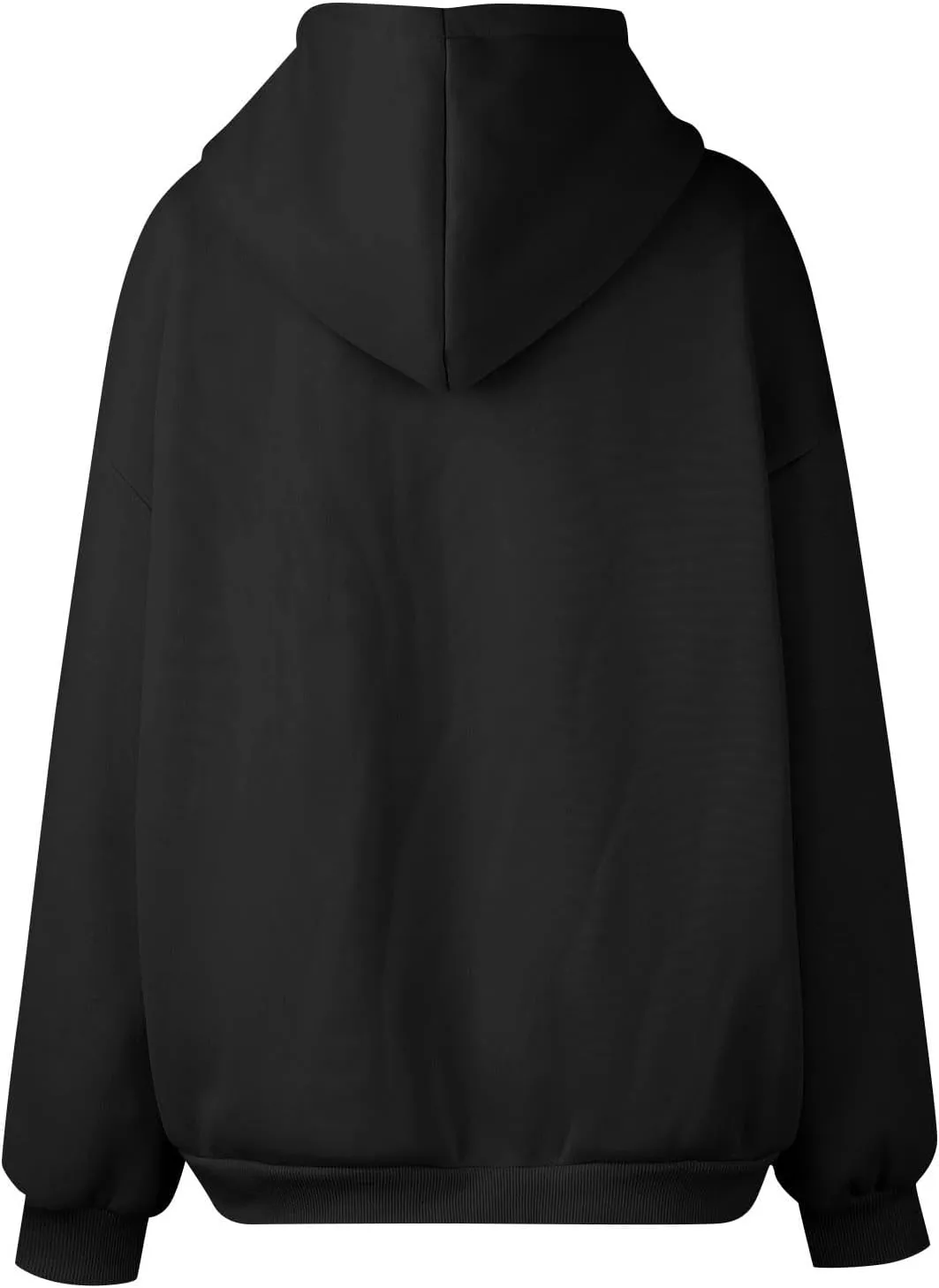 Oversized Sweatshirt For Women,Womens Y2K Zip Up Hoodie Casual Long Sleeve Jacket With Pockets