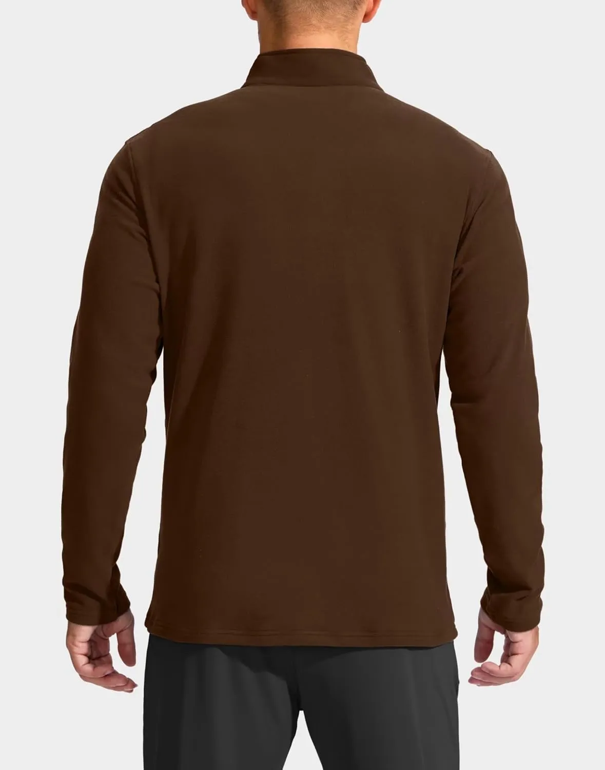 Pudolla Men's 1/4 Zip Pullover Sweatshirts Fleece Warm Soft Sweatshirts with Pockets for Running Athletic Workout Golf