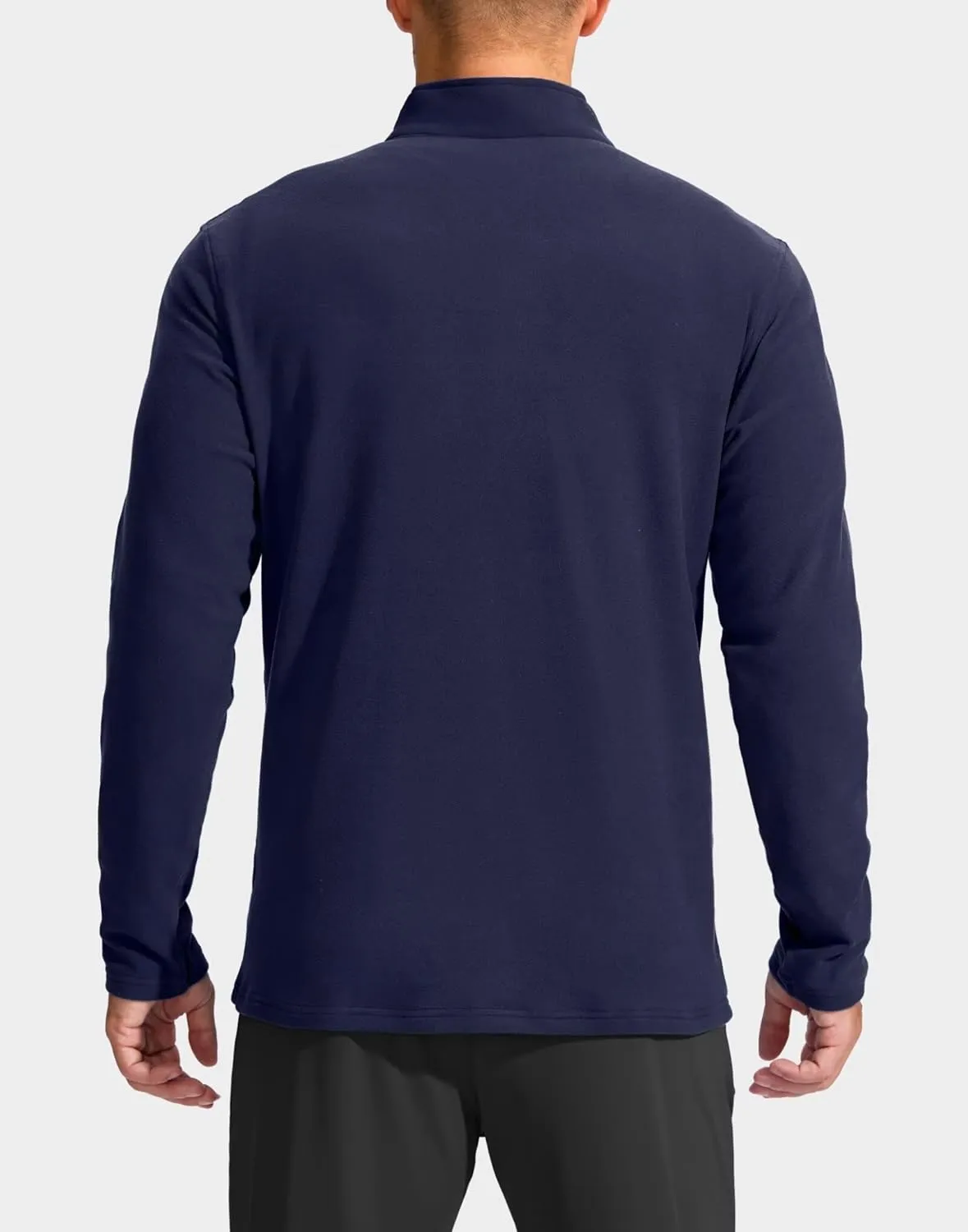 Pudolla Men's 1/4 Zip Pullover Sweatshirts Fleece Warm Soft Sweatshirts with Pockets for Running Athletic Workout Golf