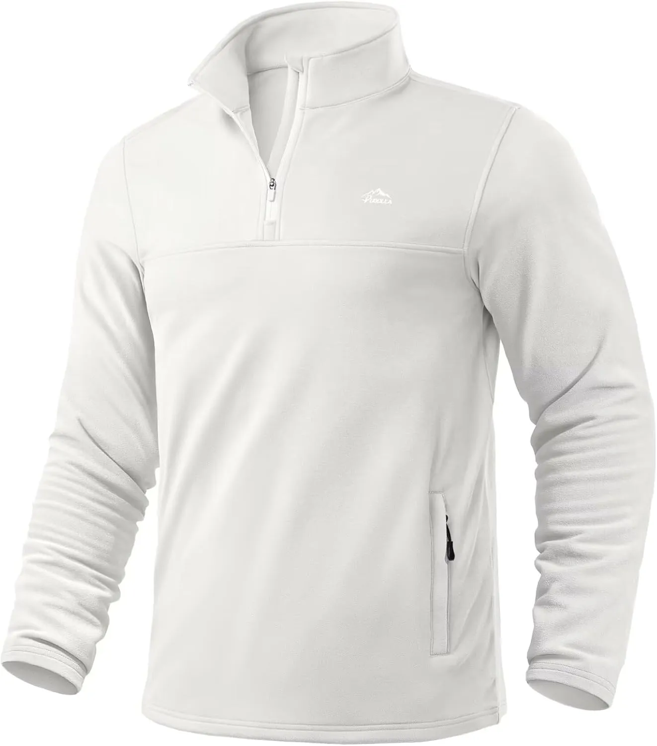 Pudolla Men's 1/4 Zip Pullover Sweatshirts Fleece Warm Soft Sweatshirts with Pockets for Running Athletic Workout Golf