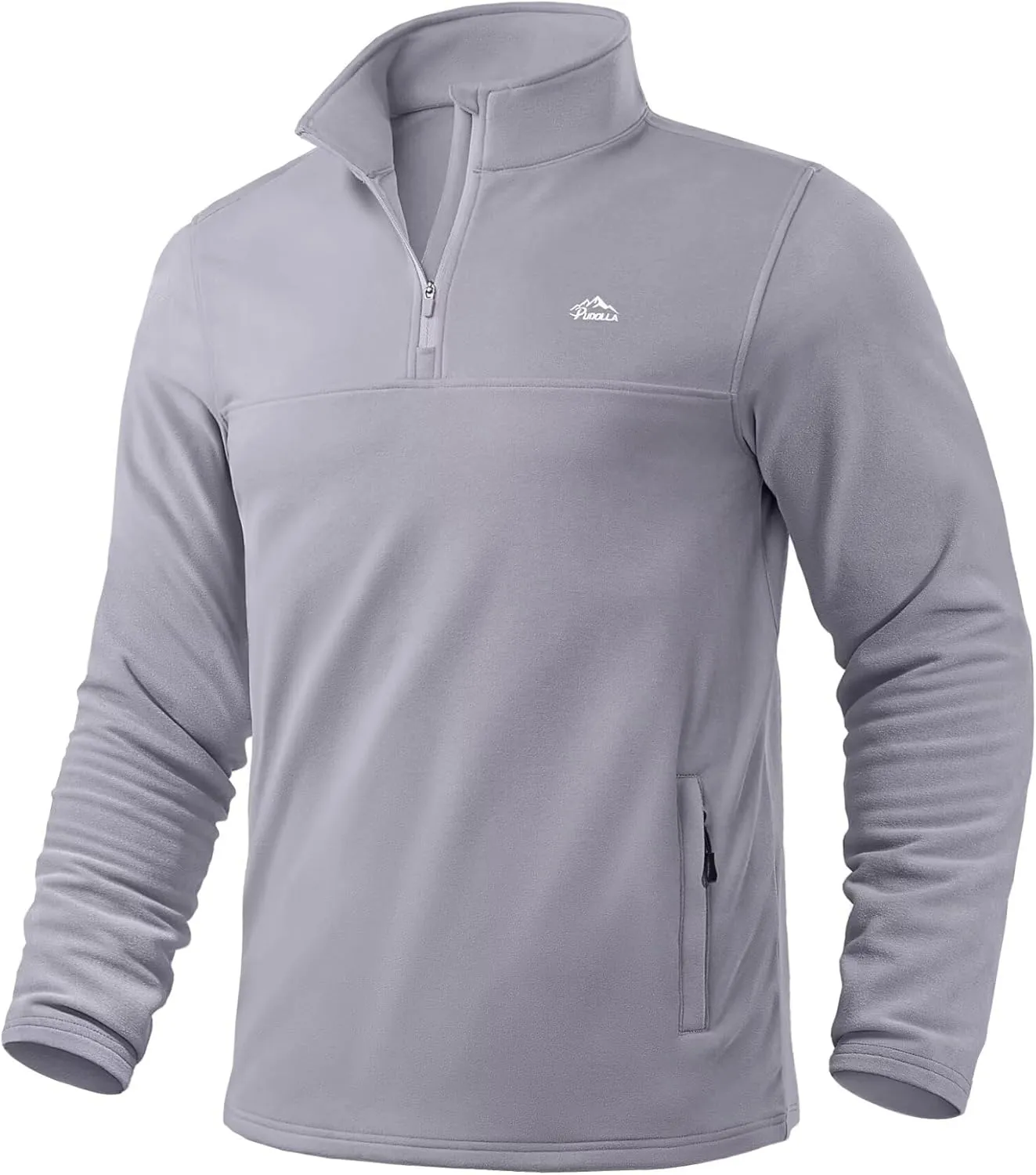 Pudolla Men's 1/4 Zip Pullover Sweatshirts Fleece Warm Soft Sweatshirts with Pockets for Running Athletic Workout Golf