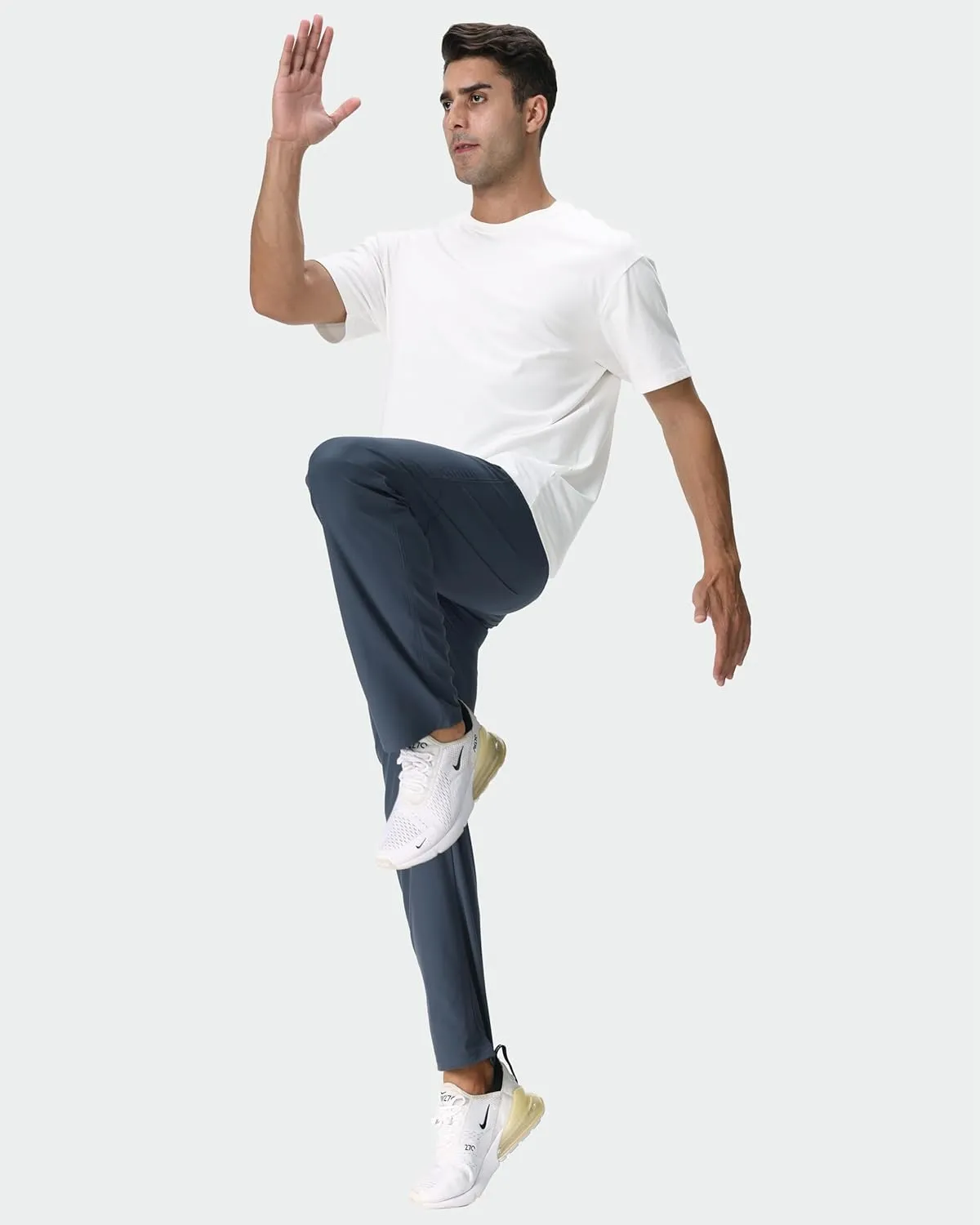 Rapoo Mens Lightweight Hiking Pants Quick Dry Stretch Joggers for Running Workout Casual