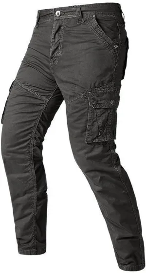 Regular Fit Stretchy Cargo Pants for Men Casual Sports Work Jogger Pants with Multi Pockets Outdoor Hiking Trousers