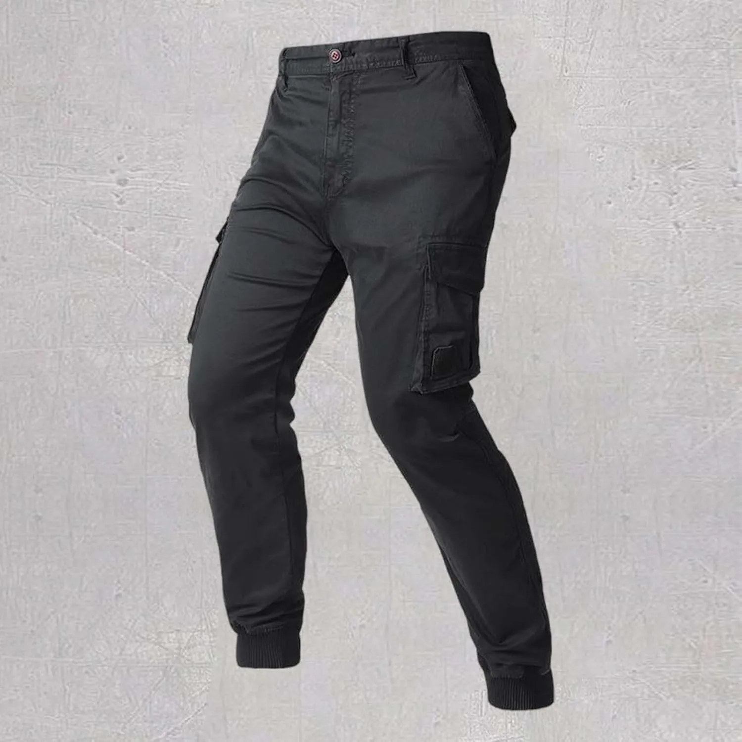 Regular Fit Stretchy Cargo Pants for Men Casual Sports Work Jogger Pants with Multi Pockets Outdoor Hiking Trousers