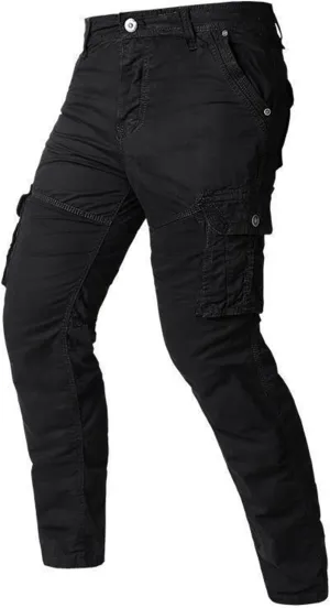 Regular Fit Stretchy Cargo Pants for Men Casual Sports Work Jogger Pants with Multi Pockets Outdoor Hiking Trousers