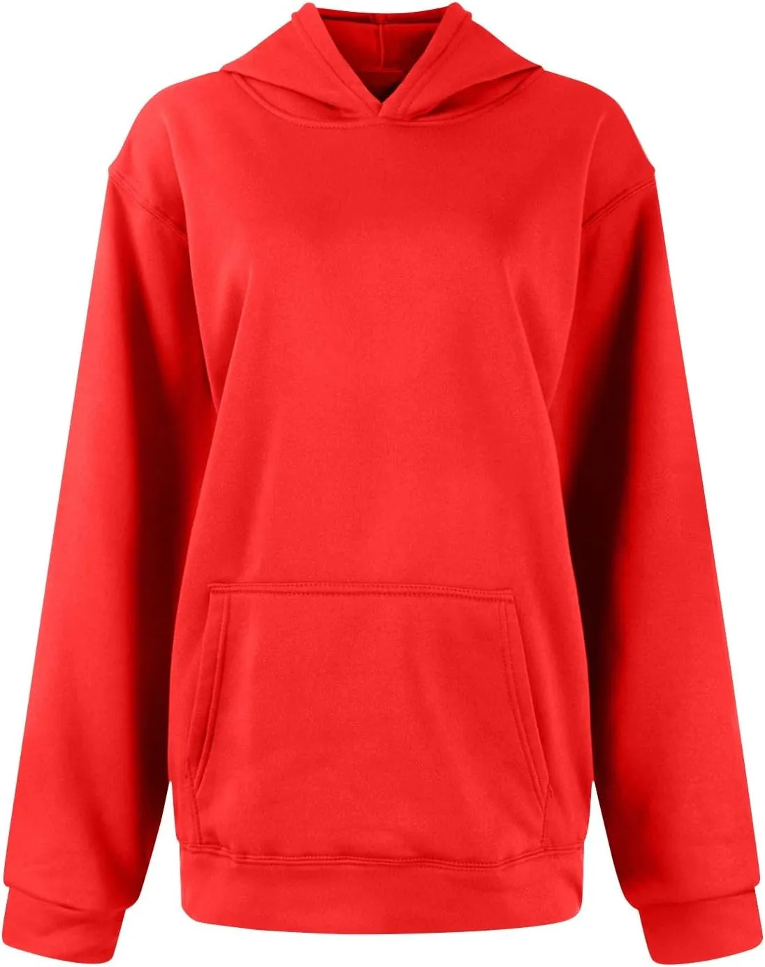 slqdgmryz Oversized Hoodies for Women Hooded Long Sleeve Fleece Pullover Plain Y2k Hoodie Cute Sweatshirts with Pockets