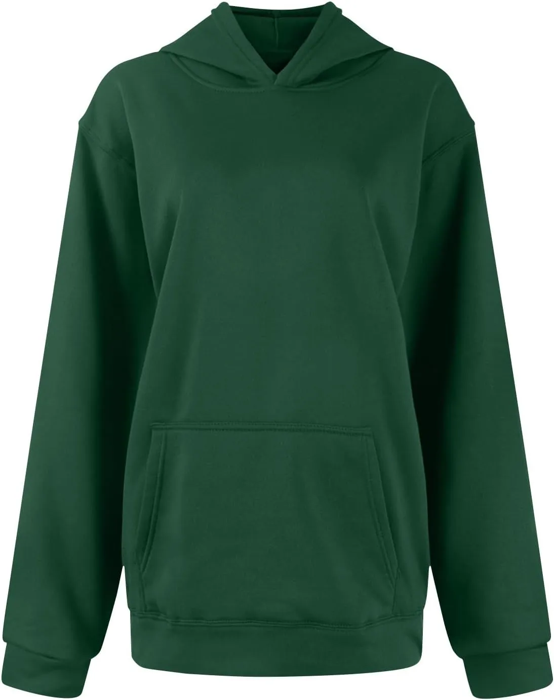slqdgmryz Oversized Hoodies for Women Hooded Long Sleeve Fleece Pullover Plain Y2k Hoodie Cute Sweatshirts with Pockets
