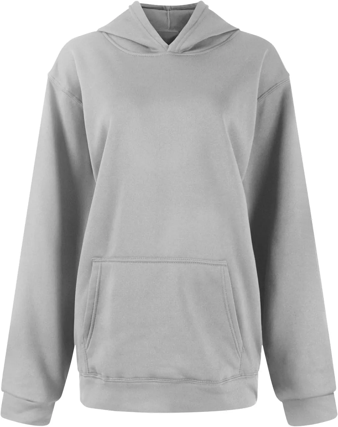 slqdgmryz Womens Oversized Hoodie Y2k Cozy Fleece Pullover Pocket Long Sleeve Preppy Sweatshirt Cute Hoodies for Teen Girls