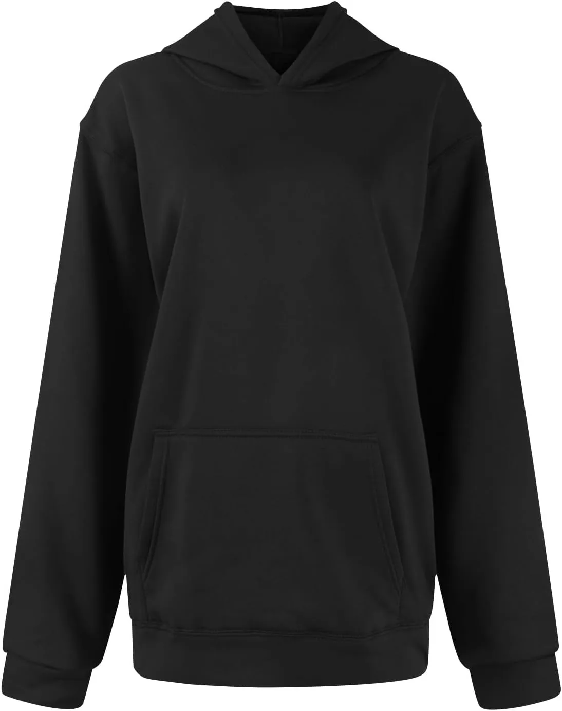 slqdgmryz Womens Oversized Hoodie Y2k Cozy Fleece Pullover Pocket Long Sleeve Preppy Sweatshirt Cute Hoodies for Teen Girls