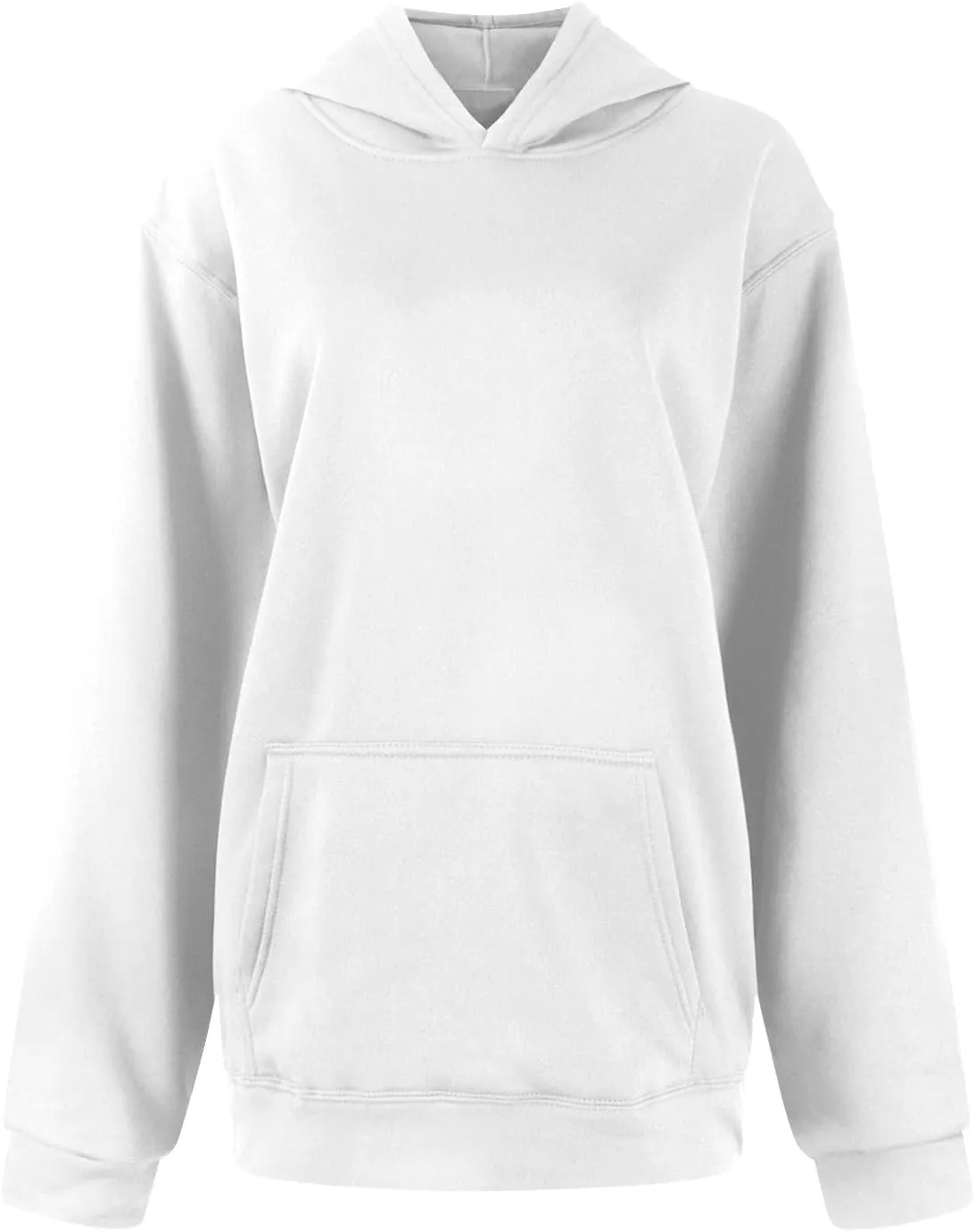 slqdgmryz Womens Oversized Hoodie Y2k Cozy Fleece Pullover Pocket Long Sleeve Preppy Sweatshirt Cute Hoodies for Teen Girls