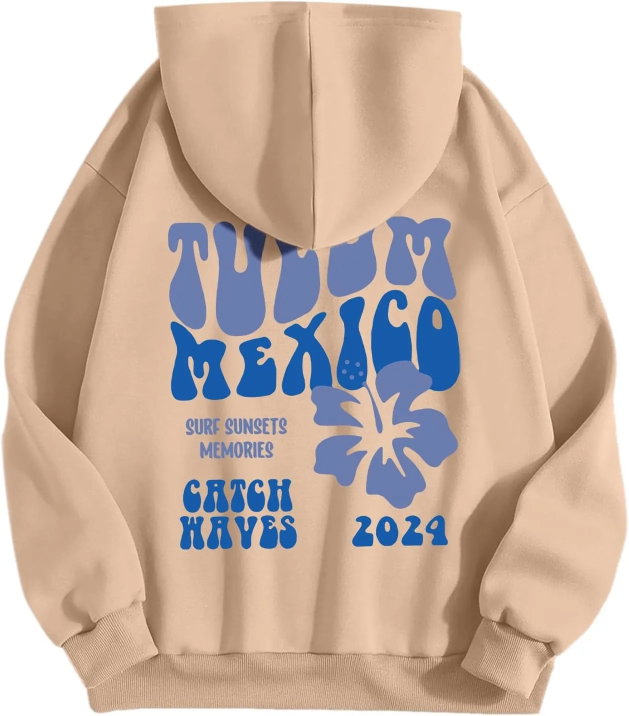 Sweatshirts for Teen Girls Preppy Long Sleeve Casual Hoodies Drawstring Pullover Trendy Cute Oversized Hoodie