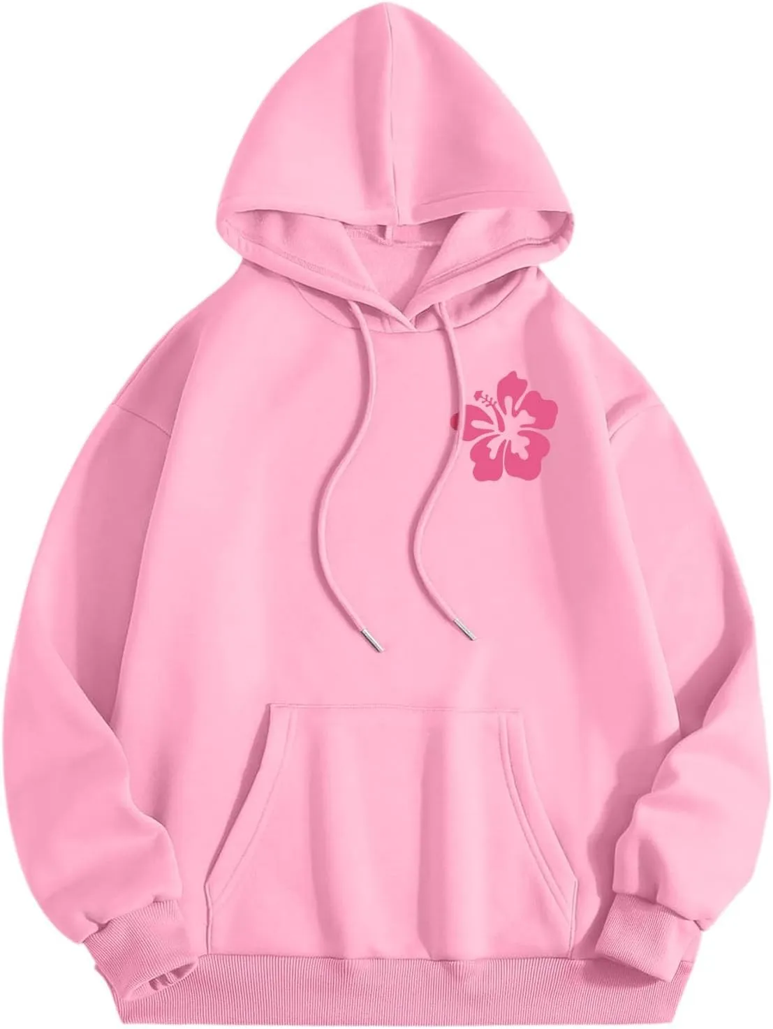 Sweatshirts for Teen Girls Preppy Long Sleeve Casual Hoodies Drawstring Pullover Trendy Cute Oversized Hoodie