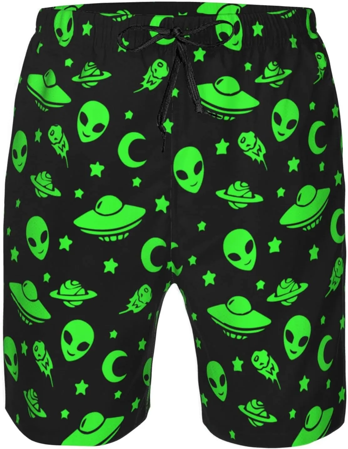 SWEET TANG Men's Soft Short Pants Breathable Beachwear Loose Shorts with Pockets