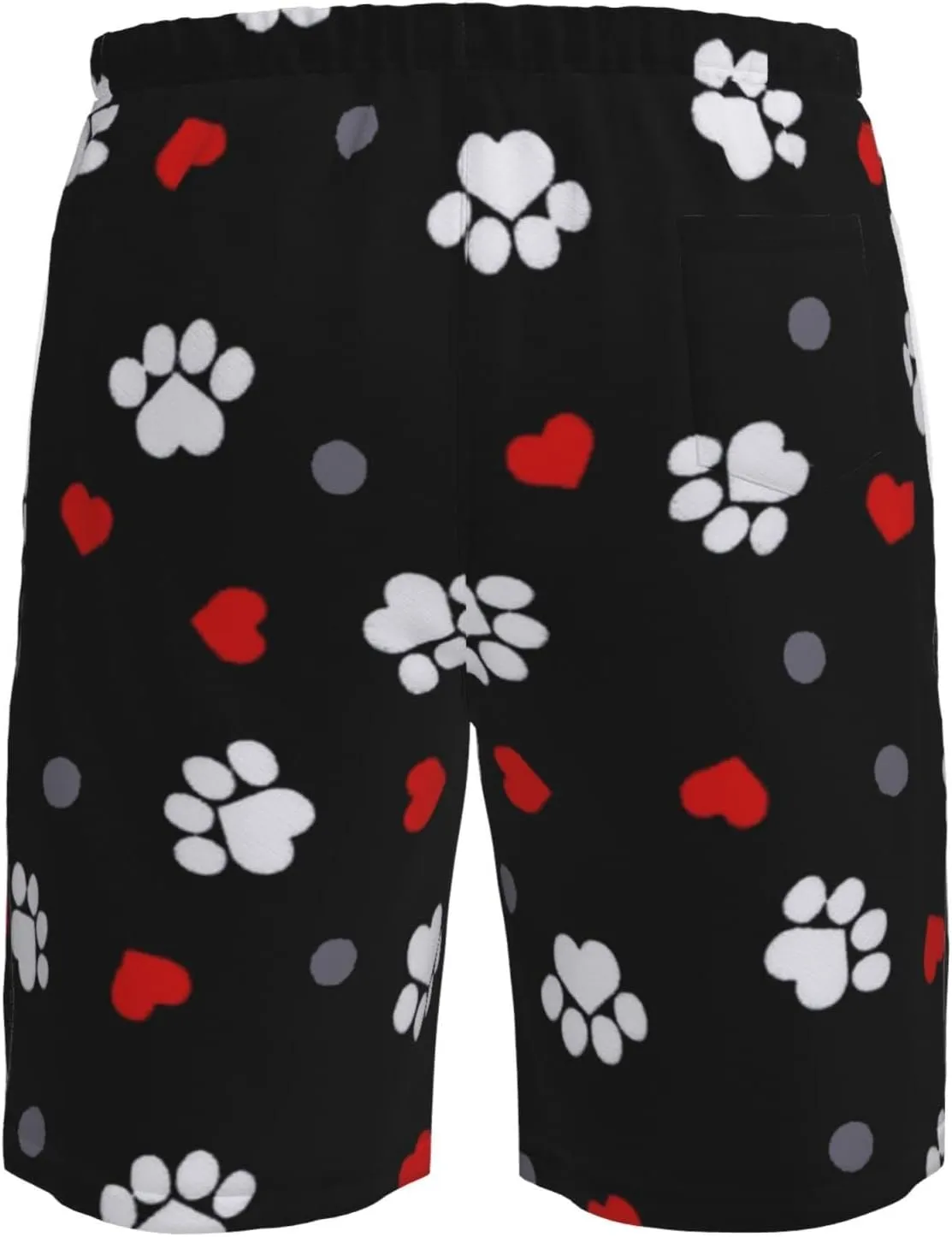 SWEET TANG Men's Soft Short Pants Breathable Beachwear Loose Shorts with Pockets