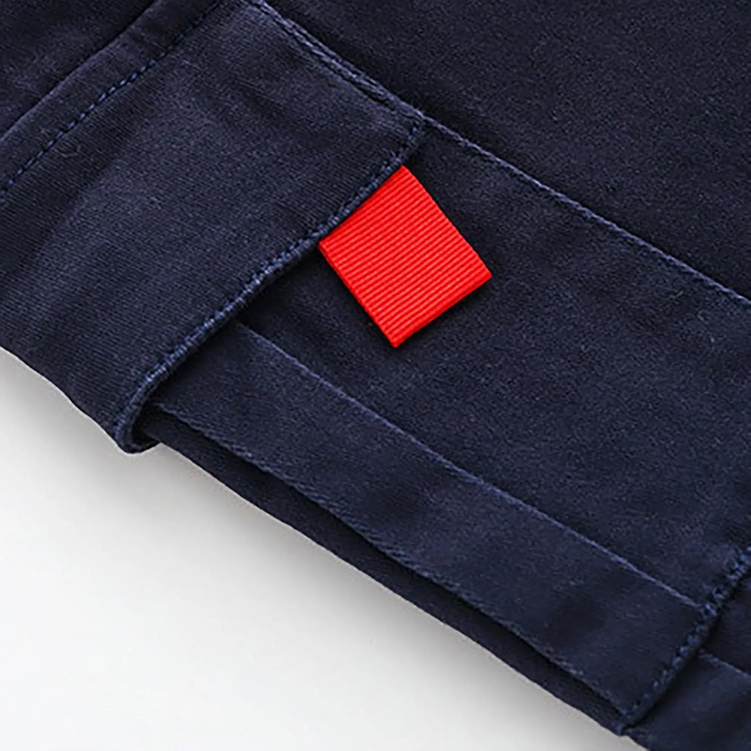 Toddler Baby Boys Cargo Pants Pull-On Elastic Waist Baggy Joggers Solid Color Twill School 𝐔niform Life Pants