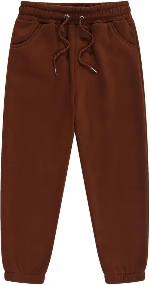 Unisex Kids Base Solid Sweatpants Boys and Girls Soft Warm Brushed Casual Athletic Pull on Jogger Pants with Girls