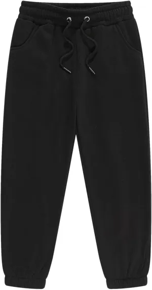 Unisex Kids Base Solid Sweatpants Boys and Girls Soft Warm Brushed Casual Athletic Pull on Jogger Pants with Girls