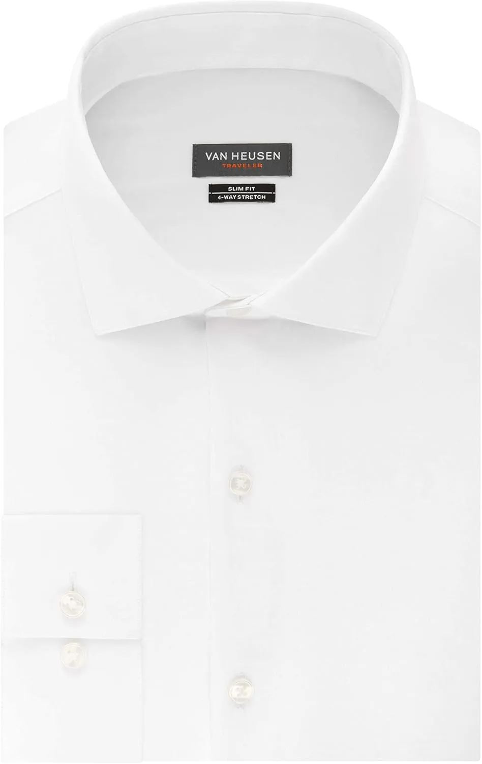 Van Heusen Men's Dress Shirt Slim Fit Traveler Stretch