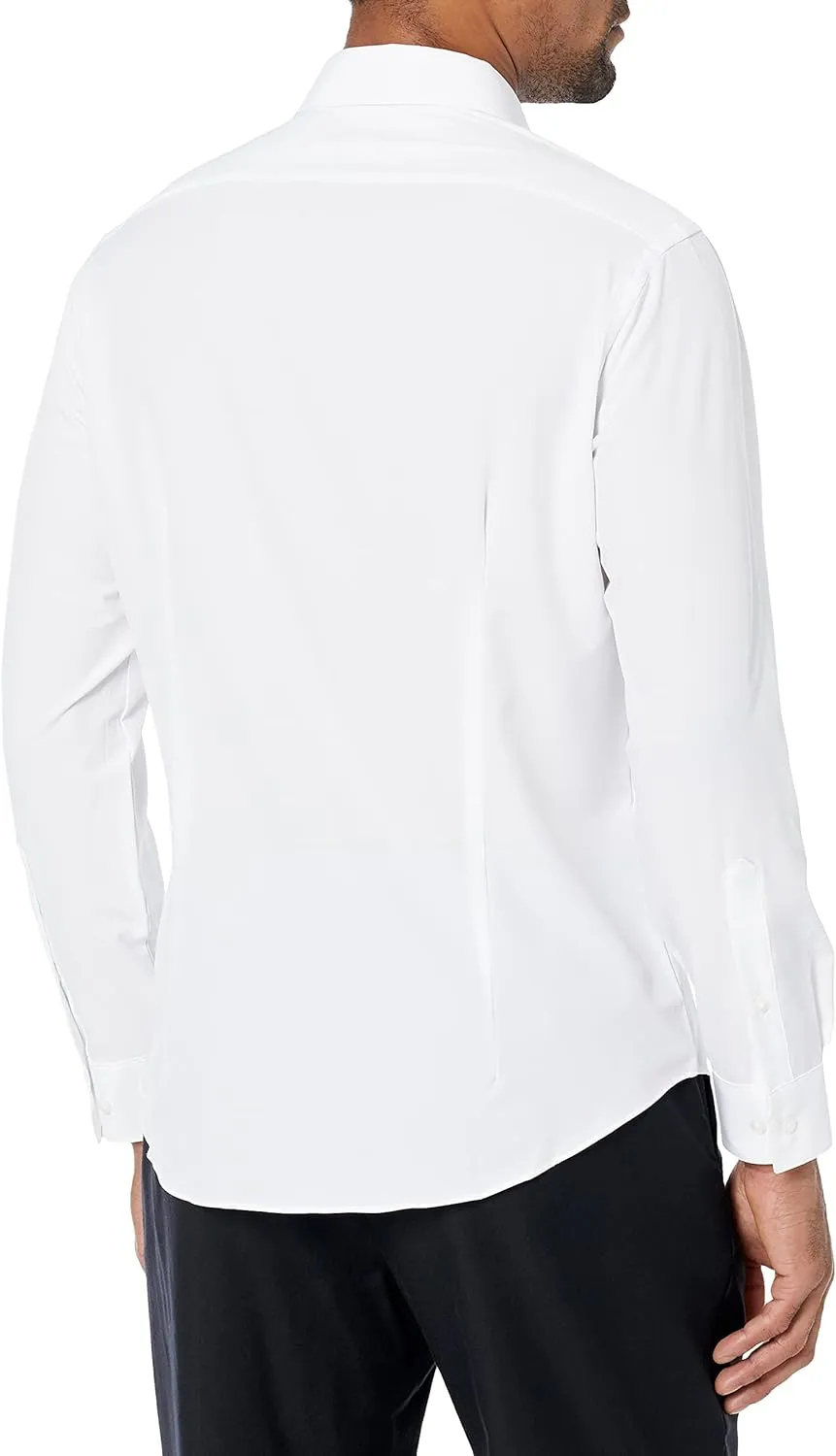 Van Heusen Men's Dress Shirt Slim Fit Traveler Stretch