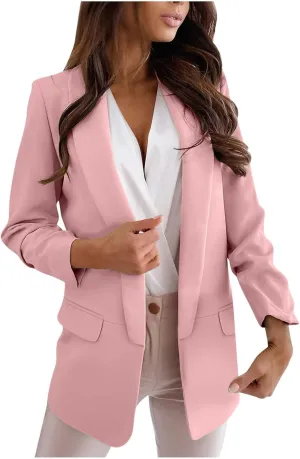 Women’s Casual Dressy Blazers Jackets,Fitted Jackets for Women,Jackets for Women Casual,Lightweight Jacket Women