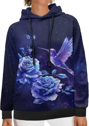Women's Casual Hoodies Long Sleeve Lightweight Pullover Tops Loose Sweatshirt with Pocket