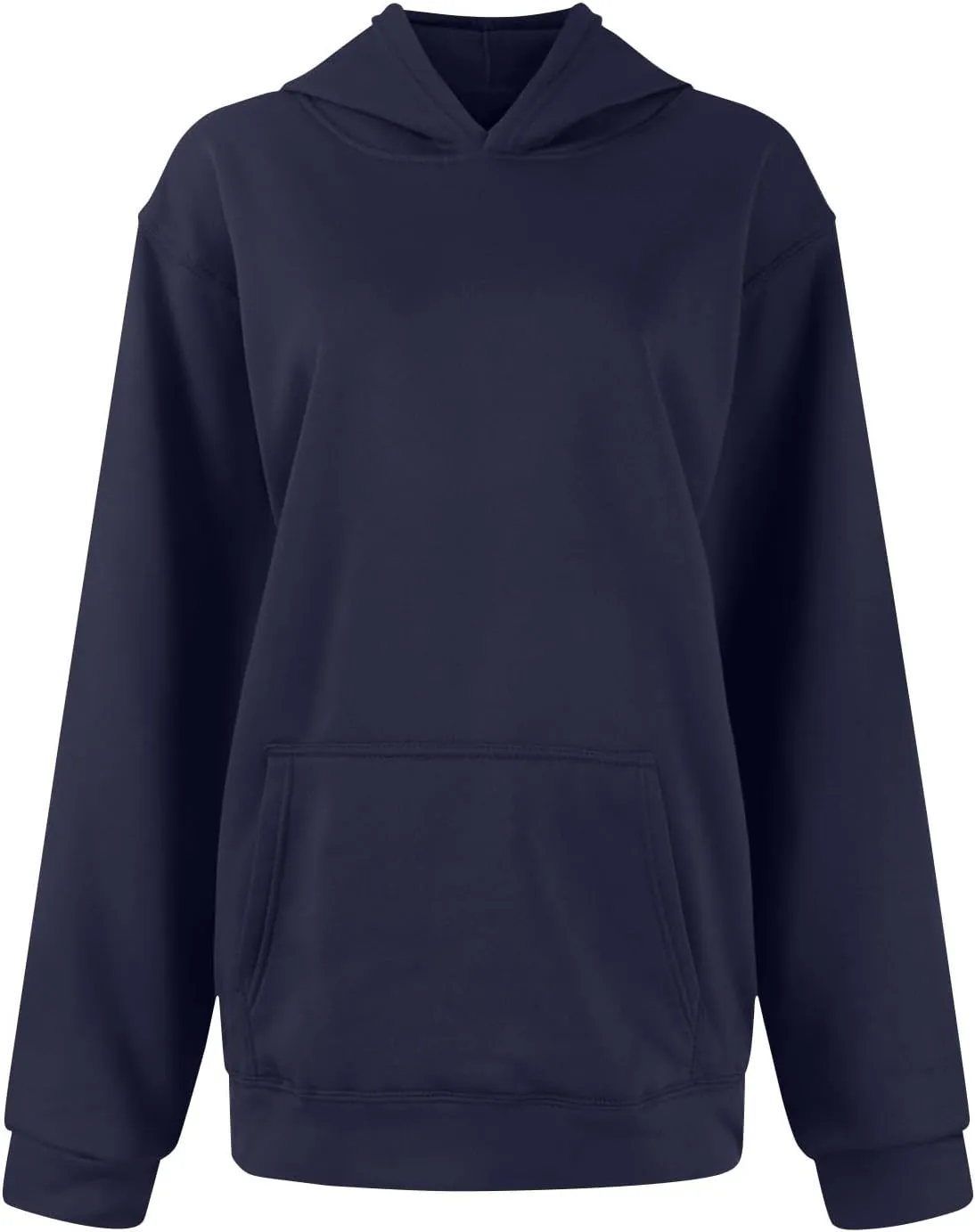 Womens Hoodies Y2k Preppy Oversized Sweatshirt Hooded Fleece Pullover Loose Fit Cute Comfort Hoodie with Pockets
