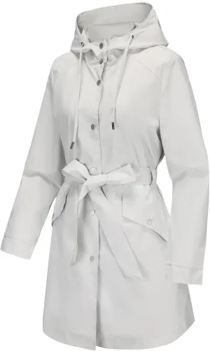 Women's Lightweight Anorak Utility Jacket Button Down Spring Waterproof Coat Fall Casual Hoodies