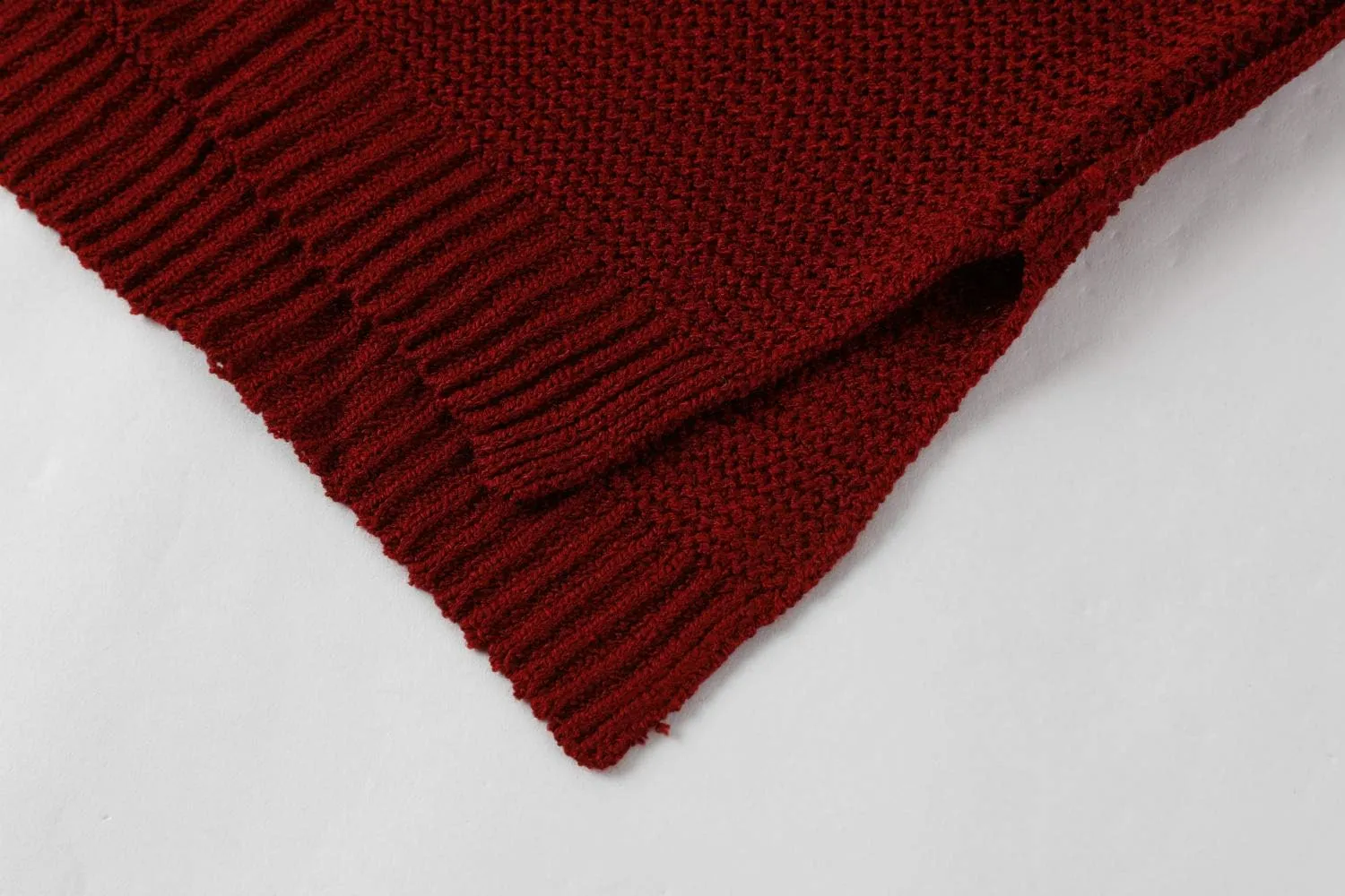Women’s Off Shoulder Knit Sweaters Oversized V Neck Long Sleeve Loose Lightweight Pullover Tops