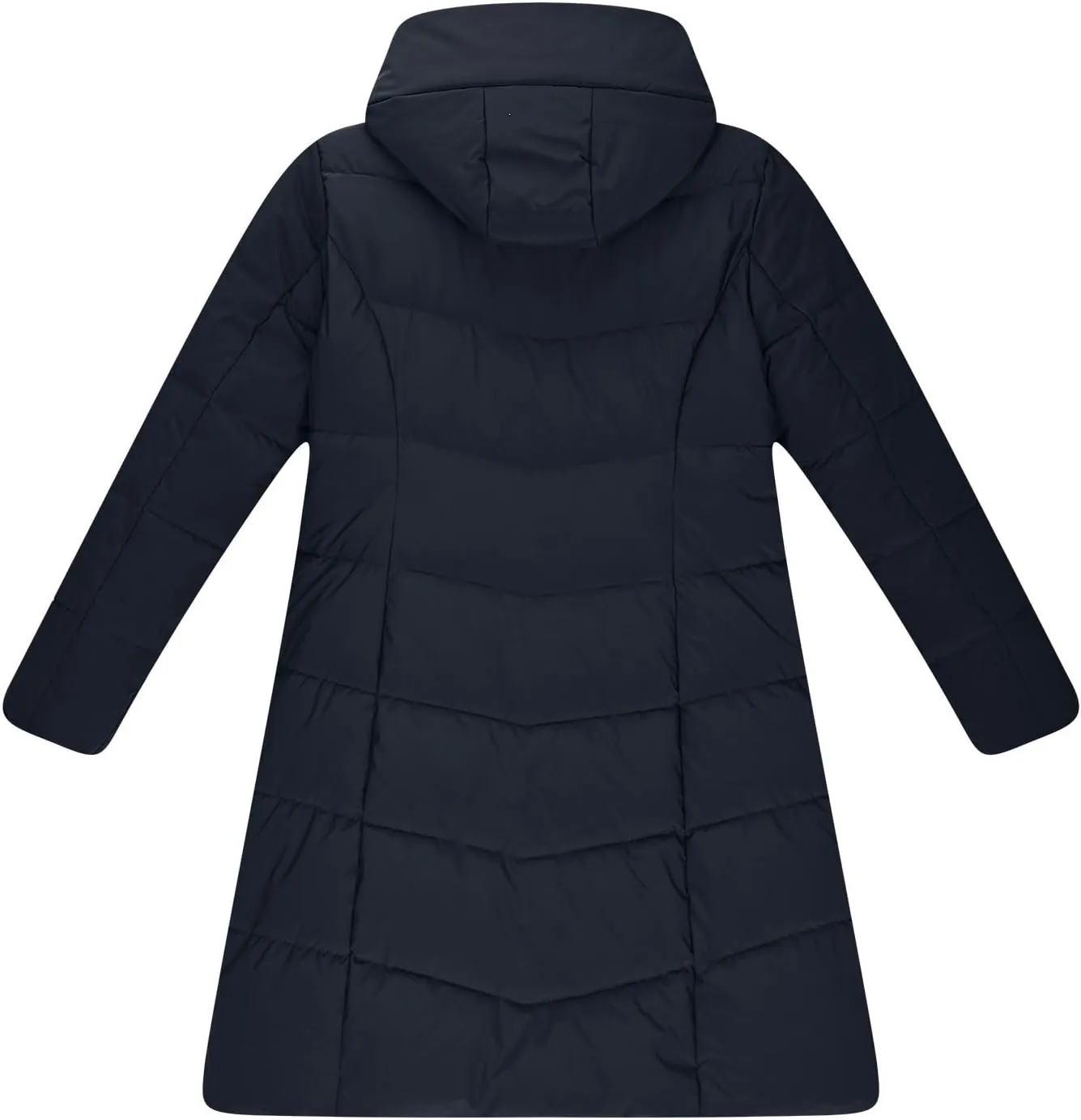 Womens Winter Coats Fleece Lined Down Jacket Thicken Puffer Coat Warm Quilted Jackets Heavyweight Button Outerwear