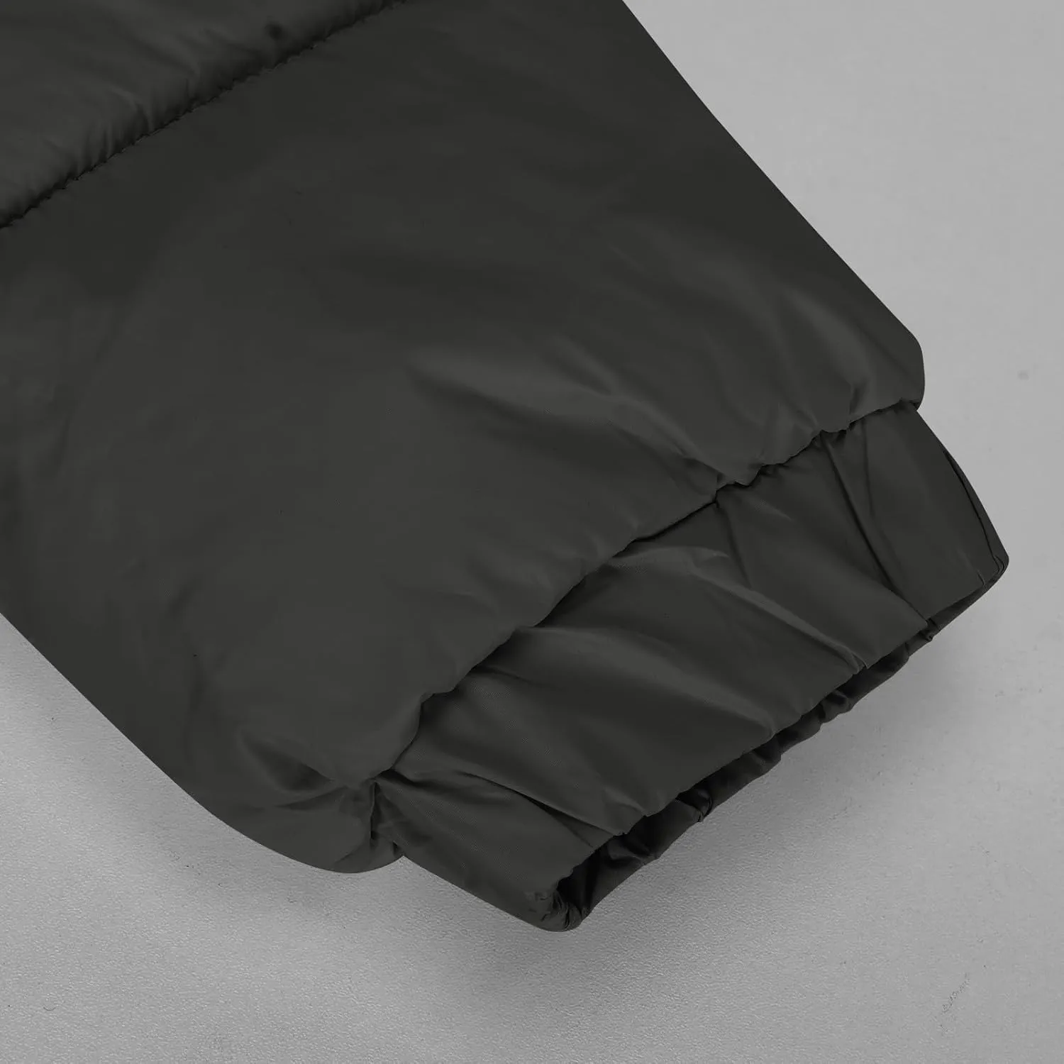 Women's Winter Cropped Puffer Jacket Stand Collar Zip Drawstring Short Padded Down Coats Slim Fit Outerwear