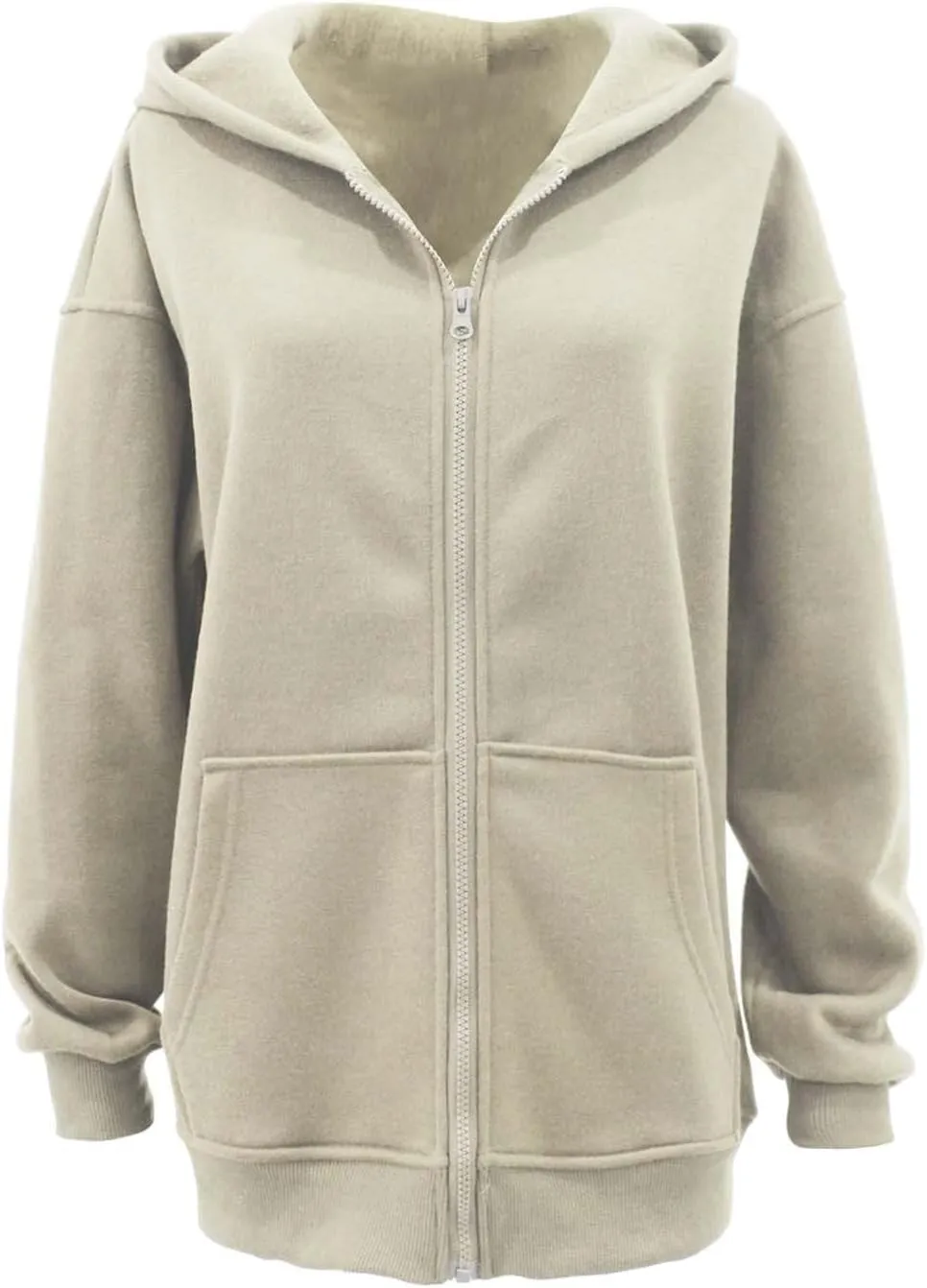 Womens Zip Up Hoodies Fleece Jackets Oversized Sweatshirts Fall Fashion Outfits Sweaters Winter Clothes 2024