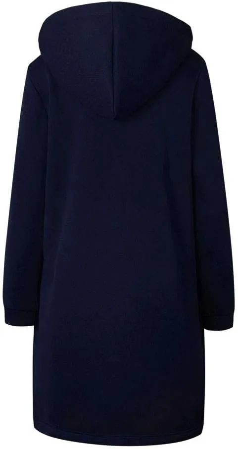 Womens Zip Up Long Sleeve Fleece Jackets Hoodies Sweatshirt 2024 Fall Fashion Outfits Winter Clothes Long Coats