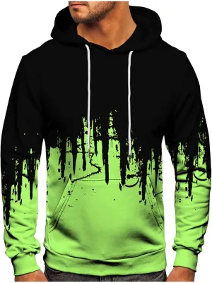 Ymosrh Men's Hoodies Graphic Casual Hoodies With Pockets Long Sleeve Sweatshirt Sports Hooded, M-6XL