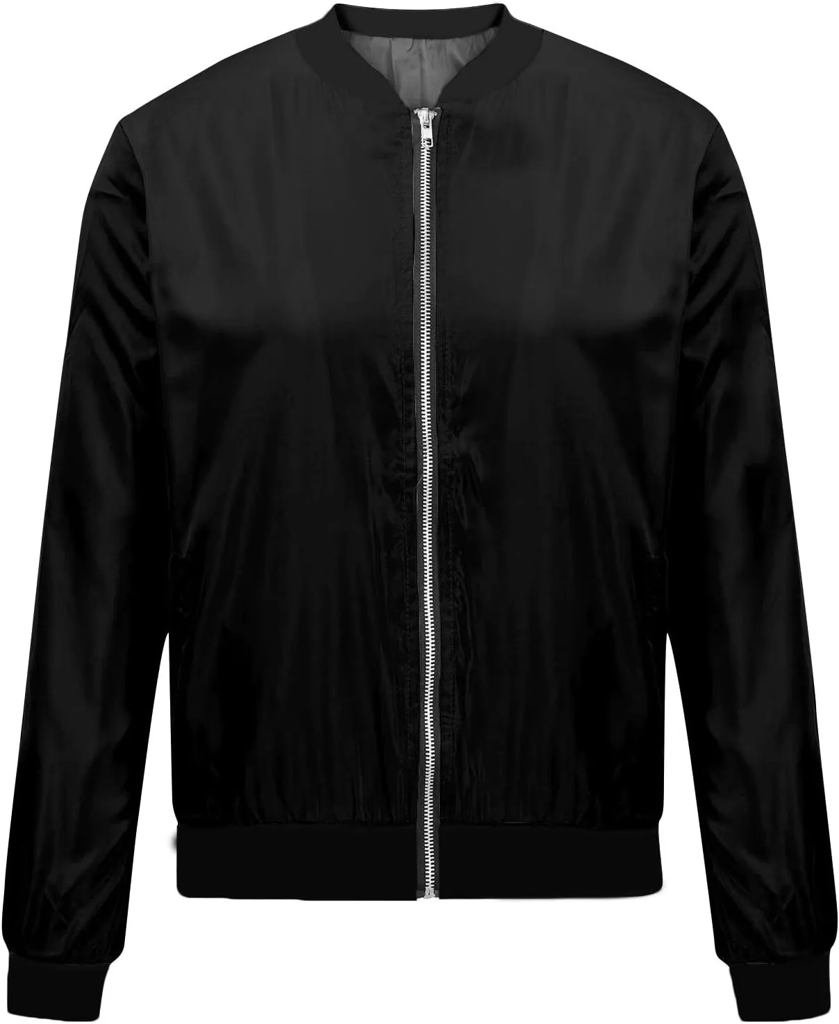 Zip Up Jackets for Women 2024 Trendy Fall Causal Long Sleeve Zipper Coats Lightweight Cute Floral Outerwear Tops